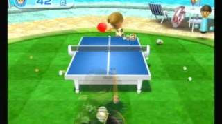 WiiSports Resort Part 06  Table Tennis [upl. by Yehsa538]