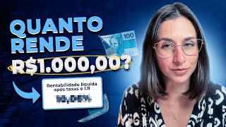 Quanto rende R1000 investidos no Tesouro Direto IPCA Selic e Prefixado Calculadora gratuita [upl. by Nillad]