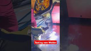 Testing new Welder migstickwelder1992 welding shorts [upl. by Yadseut484]