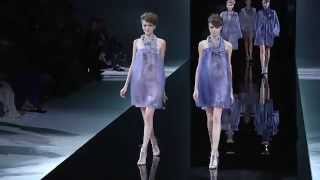 Giorgio Armani Primavera Estate 2014 sfilate Milano [upl. by Mayberry]