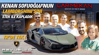 🔥 Türkiye’de Tek Kenan SOFUOĞLUnun Lamborghini Revueltosunu STEK DYNOmatt ile Kapladık [upl. by Helge386]