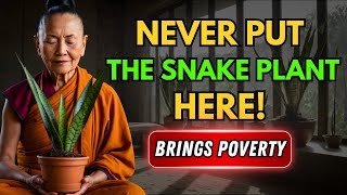 This Common Snake Plant Mistake Is BLOCKING Your Abundance ✨ Ancient Buddhist Secret REVEALED [upl. by Wulfe107]