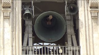 Suonata a Plenum  Campane della Basilica di S Pietro in Vaticano a Roma [upl. by Rabi]