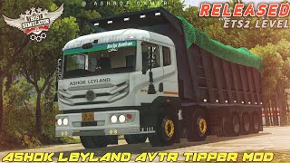 New ASHOK LEYLAND AVTR BS6 TIPPER MOD For Bussid🤩Bussid New Mod Truck Mod bussidmod [upl. by Ananna]