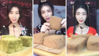 青山 GIGANT CHOCOLATE TRUFFLES  Chocolate Lava  ASMR Chinese Mukbang 吃巧克力松露 [upl. by Sinned257]