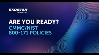 Are You Ready for CMMC 20 Compliance CMMCNIST 800171 Policies [upl. by Brenan]