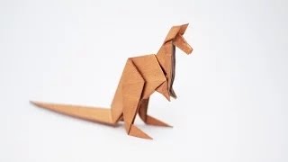 Origami Animal  How to fold an Origami Kangaroo stepbystep [upl. by Aitak]