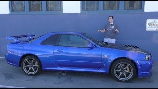 Heres a Tour of a USALegal R34 Nissan Skyline GTR [upl. by Ahsercel920]