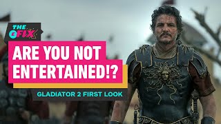 Gladiator 2 Reveals First Look at Pedro Pascal and More  IGN The Fix Entertainment [upl. by Rosenkrantz]