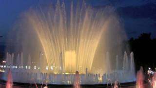 Barcelona Spain Magic Fountain of Monjuic [upl. by Anitnegra]