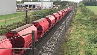 Euro 4000 avec wagons trémies [upl. by Severson]