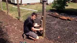 How to remove a fence post in under 5 minuteswithout digging [upl. by Mullane]