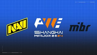 NAVI vs MIBR  PWE Shanghai Major 2024  Elimination Stage [upl. by Aguayo]