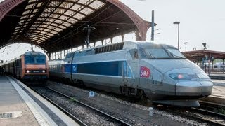 TGV SNCF Züge Trains Part 2  Teil 2 à Strasbourg  in Straßburg [upl. by Aztiraj241]