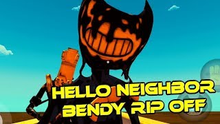 Cute Bendy And The Projectionist  Hello Neighbor Bendy Rip Off [upl. by Ogeid370]