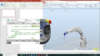 use of flexpendant IRC5 e OMNICORE to follow a path final [upl. by Froemming]