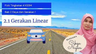 Fizik Tingkatan 4 KSSM Bab 21 Gerakan Linear [upl. by Nojel544]