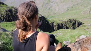 Mountain Walking In the Lakes  Scafell Pike amp Castle Crag [upl. by Yelsnya]