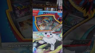 Gold Card Pulled🔥  Roaring Moon Ex Unboxing pokemon scarletandviolet pokemontcg cards shorts [upl. by Ellicott]