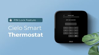 PIN Lock  Cielo Smart Thermostat [upl. by Nol]