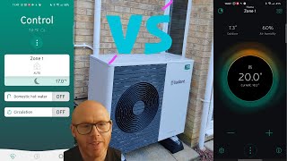 sensoAPP vs myVAILLANT App Comparison for Vaillant Arotherm Plus Heat Pump Control [upl. by Mabelle]