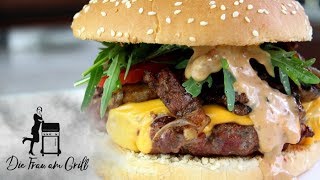 Zwiebel Champignon Cheeseburger im BLTStyle [upl. by Isidore]