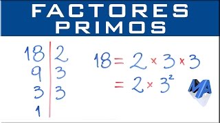 Factores primos de un número [upl. by Akerdna718]