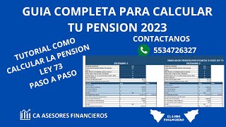 Como calcular la pension ley 73 con Modalidad 40 actualizada 2023 [upl. by Simonetta]