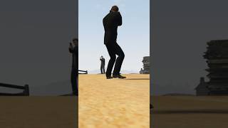 John Wick vs Jason Bourne  AI Western Standoffs gta5machinima gamingshorts [upl. by Desiri]