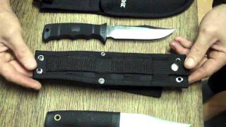 Survival knife selection Knife reviews PART 1 [upl. by Hayman]