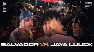 ROUND ABSURDO 🔥 SALVADOR DA RIMA E JAYA LUUCK BA  SEMI FINAL  BATALHA DO COLISEU  EDIÇÃO 203 [upl. by Livia]