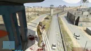 Gta 5  Prison Shootout Pt1 [upl. by Kirchner470]