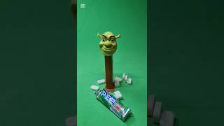 ASMR Dispenser Pez 🍬 Hack 🧐 Shrek 🧌pez shrek asmr [upl. by Naashar]