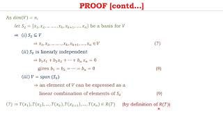 The Rank Nullity Dimension Theorem [upl. by Mulderig]