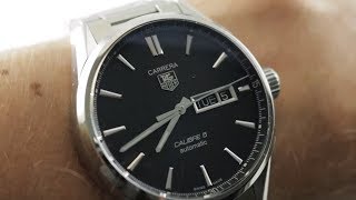 TAG Heuer Carrera DayDate WAR201ABA0723 TAG Heuer Watch Review [upl. by Charlet]