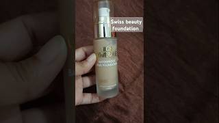 Swiss beauty High coverage foundation review makeup viralshort foundation [upl. by Eitsym]