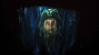 Blackbeard in Disneylands Pirates of the Caribbean [upl. by Accber97]