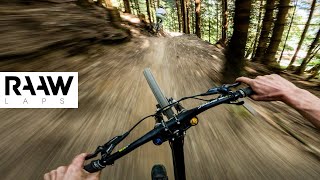 Adrenaline Rush GoPro POV on Champerys Insane World Cup Downhill Track  RAAW Laps [upl. by Zat]