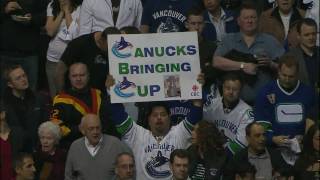 Canadian amp American National Anthems  Game 3  Canucks Vs Blackhawks  050510  HD [upl. by Elleinnad]