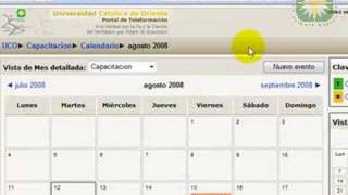 Uso del calendario en Moodle [upl. by Dhu150]