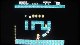 SMB Green Wall 11111 Glitch Super Mario Brothers [upl. by Ruiz223]