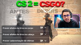 A VALVE acertou agora o CS 2 está LISO igual o CSGO ative isso [upl. by Assirehs]