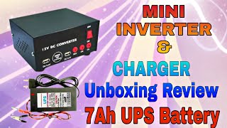 Inverter amp Battery Charger Unboxing amp Review unboxing review electronic mini charger [upl. by Ahsyas]