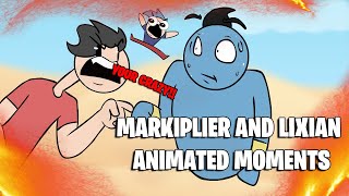 Markiplier and Lixian ANIMATED Funny MOMENTS [upl. by Posner]