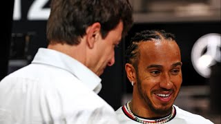 Wolff leaves Hamilton emotional Mercedes goodbye voice message [upl. by Giles]