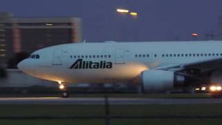 Alitalia outbound from Miami to Rome Italy in an Airbus A330 [upl. by Bergstrom603]