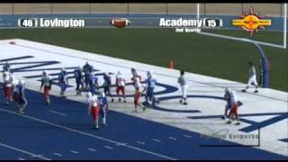 2010 NMAA State Football Championships 3A Final  ABQ ACADEMY VS LOVINGTON [upl. by Adnalu670]