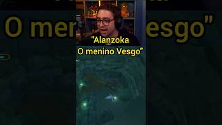 Alanzoka o menino Vesgo kkkk alanzoka alanzokamelhoresmomentos jogos twitch alanzokatododia [upl. by Terrab606]