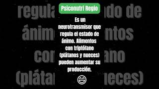 459 Relación de la serotonina y la alimentación nutricion [upl. by Burt]