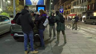 Milano manifestanti No Green Pass fermati e identificati dalle forze dellordine [upl. by Poole125]